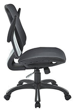 Load image into Gallery viewer, Office Star Mesh Back & Seat, 2-to-1 Synchro & Lumbar Support Managers Chair, Black