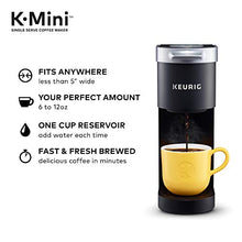 Load image into Gallery viewer, Keurig K-Mini Coffee Maker, Single Serve K-Cup Pod Coffee Brewer, 6 to 12 Oz. Brew Sizes, Matte Black