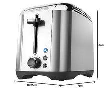 Load image into Gallery viewer, BLACK+DECKER TR3500SD Rapid Toast 2-Slice Toaster, Stainless Steel