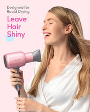 Load image into Gallery viewer, Wavytalk Professional Ionic Hair Dryer Blow Dryer with Diffuser and Concentrator for Curly Hair 1875 Watt Negative Ions Dryer with Ceramic Technology Nozzle for Fast Drying as Salon Light and Quiet