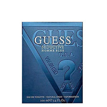 Load image into Gallery viewer, Guess Seductive Homme Eau De Toilette Spray for Men, Blue, 3.4 Ounce