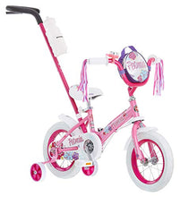 Load image into Gallery viewer, Schwinn Petunia Steerable Kids Bike, Girls Beginner Bicycle, 12-Inch Wheels, Training Wheels, Easily Removed Parent Push Handle with Water Bottle Holder, Pink