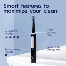 Load image into Gallery viewer, Oral-B iO Series 4 Electric Toothbrush with (1) Brush Head, Rechargeable, Icy Blue