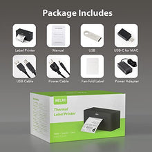 Load image into Gallery viewer, Nelko Bluetooth Thermal Shipping Label Printer, Wireless 4x6 Shipping Label Printer for Shipping Packages, Support Android, iPhone and Windows, Widely Used for Amazon, Ebay, Shopify, Etsy, USPS