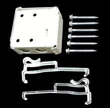 Load image into Gallery viewer, US Window And Floor 2" Faux Wood 30.5" W x 48" H, Inside Mount Cordless Window Blinds, 30.5 x 48, Smooth White,CLF0103040480