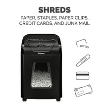 Load image into Gallery viewer, Fellowes Powershred 12C15 12-Sheet Crosscut Paper Shredder for Office and Home with Safety Lock, Black 4014401
