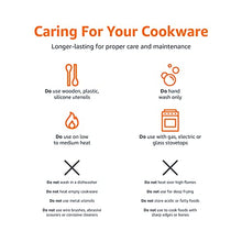 Load image into Gallery viewer, Amazon Basics Non-Stick Cookware 8-Piece Set, Pots and Pans, Black
