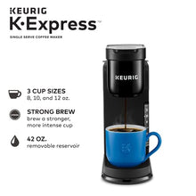 Load image into Gallery viewer, Keurig K-Express Coffee Maker, Single Serve K-Cup Pod Coffee Brewer, Black
