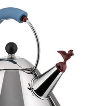 Load image into Gallery viewer, Alessi Kettle, 9'' H x 8.5'' W x 8.5'' D, Blue,9093