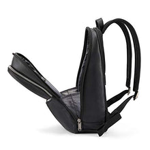 Load image into Gallery viewer, Samsonite Classic Leather Slim Backpack, Black, One Size
