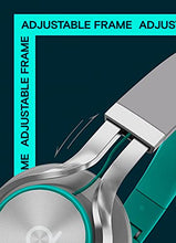 Load image into Gallery viewer, Artix CL750 Wired Headphones with Microphone and Volume Control, On Ear Stereo Noise Isolating Head Phones Corded with Adjustable, Foldable Headband for Computer, Laptop & Cell Phone (Turquoise/Gray)