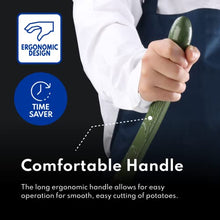 Load image into Gallery viewer, New Star Foodservice 42306 Commercial Grade French Fry Cutter with Suction Feet, 3/8", Green