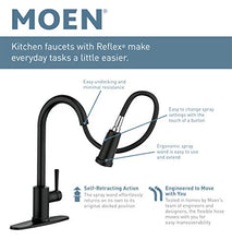Load image into Gallery viewer, Moen 7594SRS Arbor One-Handle Pulldown Kitchen Faucet Featuring Power Boost and Reflex, Spot Resist Stainless