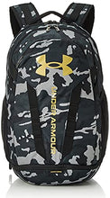 Load image into Gallery viewer, Under Armour Adult Hustle 5.0 Backpack , Black (007)/Metallic Gold , One Size Fits All