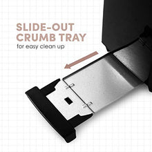 Load image into Gallery viewer, Elite Gourmet Long Slot Toaster, 6 Toast Settings, Toaster Defrost, Reheat, Cancel Functions, Slide Out Crumb Tray, Extra Wide Slots for Bagel Waffles, 4 Slice, Black