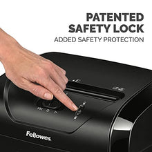 Load image into Gallery viewer, Fellowes Powershred 12C15 12-Sheet Crosscut Paper Shredder for Office and Home with Safety Lock, Black 4014401