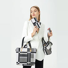 Load image into Gallery viewer, 2E-youth Designer Purses And Handbags For Women Satchel Shoulder Bag Tote Bag For Work Clutch Purses (Black, White, Grey)