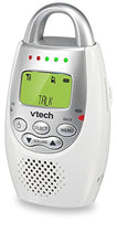 Load image into Gallery viewer, VTech DM221 Audio Baby Monitor with up to 1,000 ft of Range, Vibrating Sound-Alert, Talk Back Intercom & Night Light Loop, White/Silver