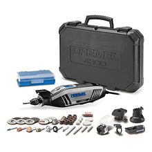Load image into Gallery viewer, Dremel 4300-5/40 High Performance Rotary Tool Kit with LED Light- 5 Attachments & 40 Accessories- Engraver, Sander, and Polisher- Perfect for Grinding, Cutting, Wood Carving and Engraving , 9" Long