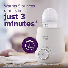 Load image into Gallery viewer, Philips AVENT Fast Baby Bottle Warmer with Smart Temperature Control and Automatic Shut-Off, SCF358/00