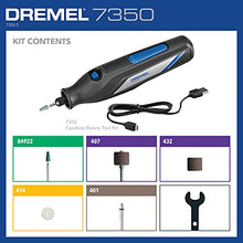 Load image into Gallery viewer, Dremel 7350-5 Cordless Rotary Tool Kit, Includes 4V Li-ion Battery and 5 Rotary Tool Accessories - Ideal for Light DIY Projects and Precision Work