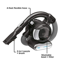 Load image into Gallery viewer, BLACK+DECKER 20V Max Flex Handheld Vacuum with Pet Hair Brush, Cordless, Grey (BDH2020FL)