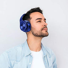 Load image into Gallery viewer, Bluetooth Headphones Wireless,TUINYO Over Ear Stereo Wireless Headset 40H Playtime with deep bass, Soft Memory-Protein Earmuffs, Built-in Mic Wired Mode PC/Cell Phones/TV-Dark Blue