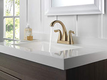 Load image into Gallery viewer, Delta Faucet Arvo Gold Bathroom Faucet, Centerset Bathroom Faucet Gold, Bathroom Sink Faucet, Drain Assembly Included, Champagne Bronze 25840LF-CZ