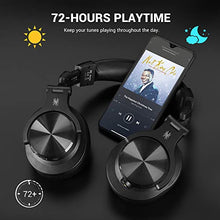Load image into Gallery viewer, OneOdio A70 Bluetooth Over Ear Headphones, Wireless Headphones with 72H Playtime, Shareport, Foldable, 3.5mm/6.35mm Stereo Jack for Guitar Amp Computer PC Tablet Home Office Travel