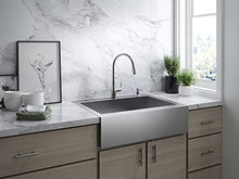 Load image into Gallery viewer, KOHLER 596-VS Simplice Pull Down Kitchen Faucet, High Arch, Vibrant Stainless