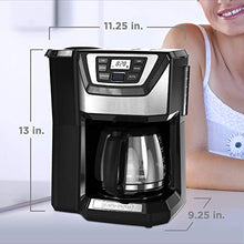 Load image into Gallery viewer, BLACK+DECKER 12-Cup Mill and Brew Coffeemaker, Black, CM5000B