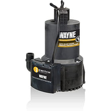 Load image into Gallery viewer, Wayne EEAUP250 1/4 HP Reinforced Thermoplastic Submersible Multi-Use Pump, 1, Black