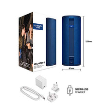 Load image into Gallery viewer, Ultimate Ears MEGABOOM 3 Portable Wireless Bluetooth Speaker (Powerful Sound + Thundering Bass, Bluetooth, Magic Button, Waterproof, Battery 20 hours) - Lagoon Blue