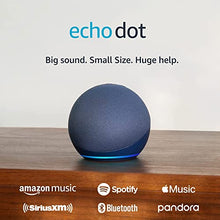 Load image into Gallery viewer, Echo Dot (5th Gen, 2022 release) | With bigger vibrant sound, helpful routines and Alexa | Deep Sea Blue
