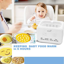 Load image into Gallery viewer, Baby Bottle Warmer, Bottle Warmer 6-in-1 Fast Baby Food Heater&BPA-Free Warmer with LCD Display Accurate Temperature Control for Breastmilk or Formula
