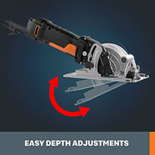 Load image into Gallery viewer, Worx WX439L 4.5 Amp WORXSAW 4.5" Electric Compact Circular Saw