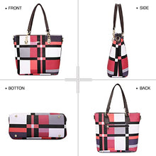 Load image into Gallery viewer, 2E-youth Designer Purses and Handbags for Women Satchel Shoulder Bag Tote Top Handle Bag (2D-gezi6-red)