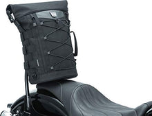 Load image into Gallery viewer, Kuryakyn 5223 Momentum Deadbeat Expandable Motorcycle Travel Luggage: Weather Resistant Duffle Bag with Sissy Bar Straps, Black