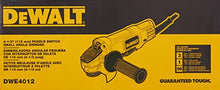 Load image into Gallery viewer, DEWALT Angle Grinder Tool, 4-1/2-Inch, Paddle Switch, 7-Amp (DWE4012), Small, Multi
