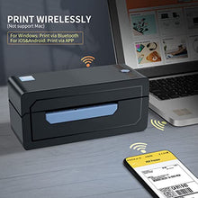 Load image into Gallery viewer, JADENS Bluetooth Thermal Shipping Label Printer – Wireless 4x6 Shipping Label Printer, Compatible with Android&iPhone and Windows, Widely Used for Ebay, Amazon, Shopify, Etsy, USPS