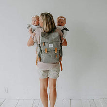 Load image into Gallery viewer, Parker Baby Diaper Backpack - Large Diaper Bag with Insulated Pockets, Stroller Straps and Changing Pad -"Birch Bag" - Gray