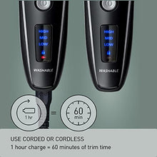 Load image into Gallery viewer, Panasonic Beard Trimmer for Men Cordless Precision Power, Hair Clipper with Comb Attachment and 19 Adjustable Settings, Washable, ER-SB40-K