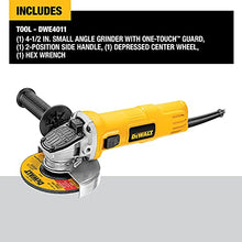 Load image into Gallery viewer, DEWALT Angle Grinder, One-Touch Guard, 4-1/2 -Inch (DWE4011),Yellow