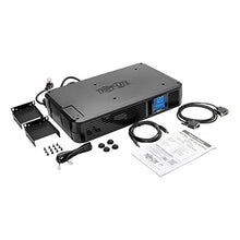 Load image into Gallery viewer, Tripp Lite SMART1500LCD 1500VA UPS Smart Battery Backup & Surge Protector, 900W, 8 Outlets, Rack Mount UPS, Tower Mount Adapter, LCD Screen, AVR, Ethernet Protection