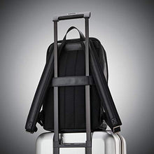 Load image into Gallery viewer, Samsonite Classic Leather Slim Backpack, Black, One Size