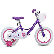 Load image into Gallery viewer, JOYSTAR 14 Inch Kids Bike for Ages 3 4 5 Years Girls, Toddler Bike with Training Wheels & Handbrake for 3-5 Years Old Child, Purple