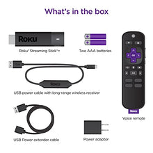 Load image into Gallery viewer, Roku Streaming Stick+ | HD/4K/HDR Streaming Device with Long-range Wireless and Roku Voice Remote with TV Controls