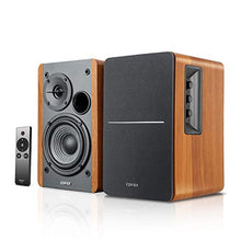 Load image into Gallery viewer, Edifier R1280Ts Powered Bookshelf Speakers - 2.0 Stereo Active Near Field Monitors - Studio Monitor Speaker - 42 Watts RMS with Subwoofer Line Out - Wooden Enclosure