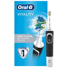 Load image into Gallery viewer, Oral-B Vitality FlossAction Electric Toothbrush with Replacement Brush Head, Black