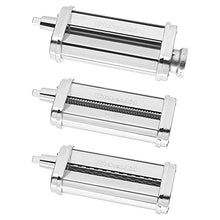 Load image into Gallery viewer, KitchenAid 3-Piece Roller & Cutter Set Pasta Roller&Cutter, Silver (Stainless Steel)